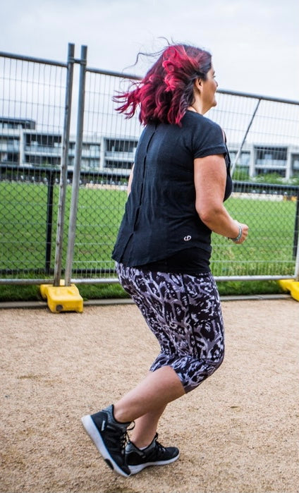Black, Grey and White Leggings