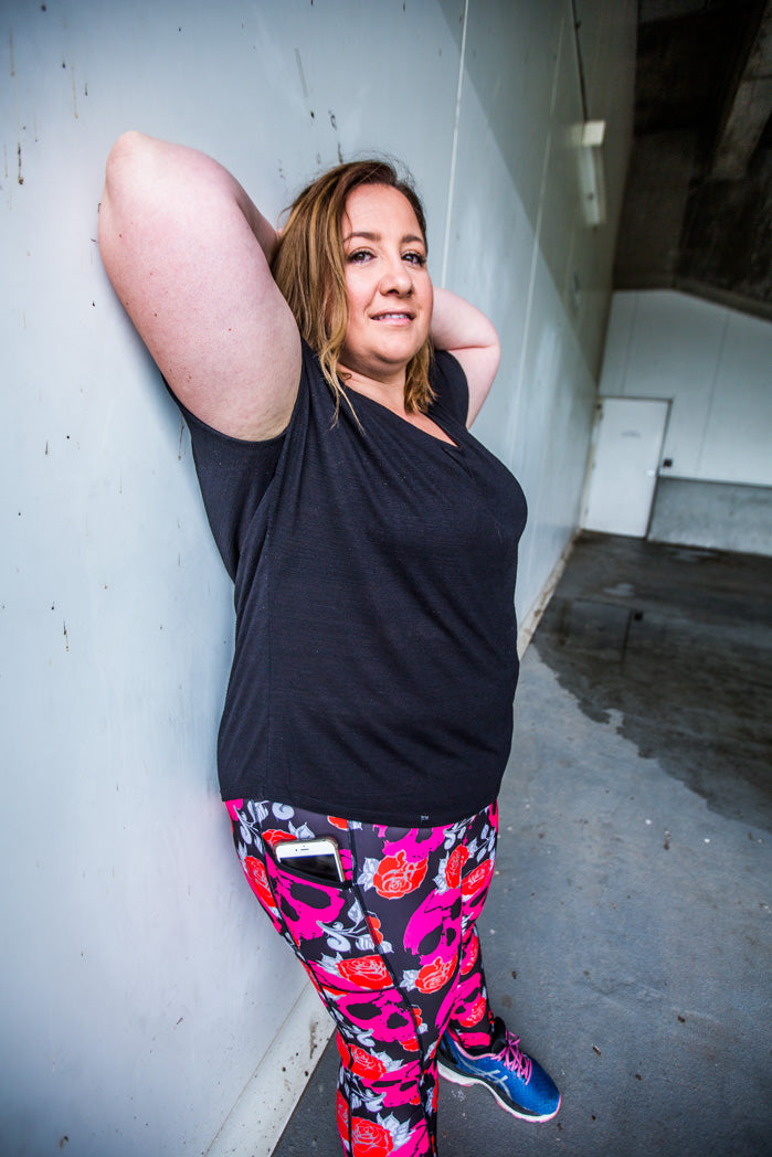 Pink Skulls Leggings