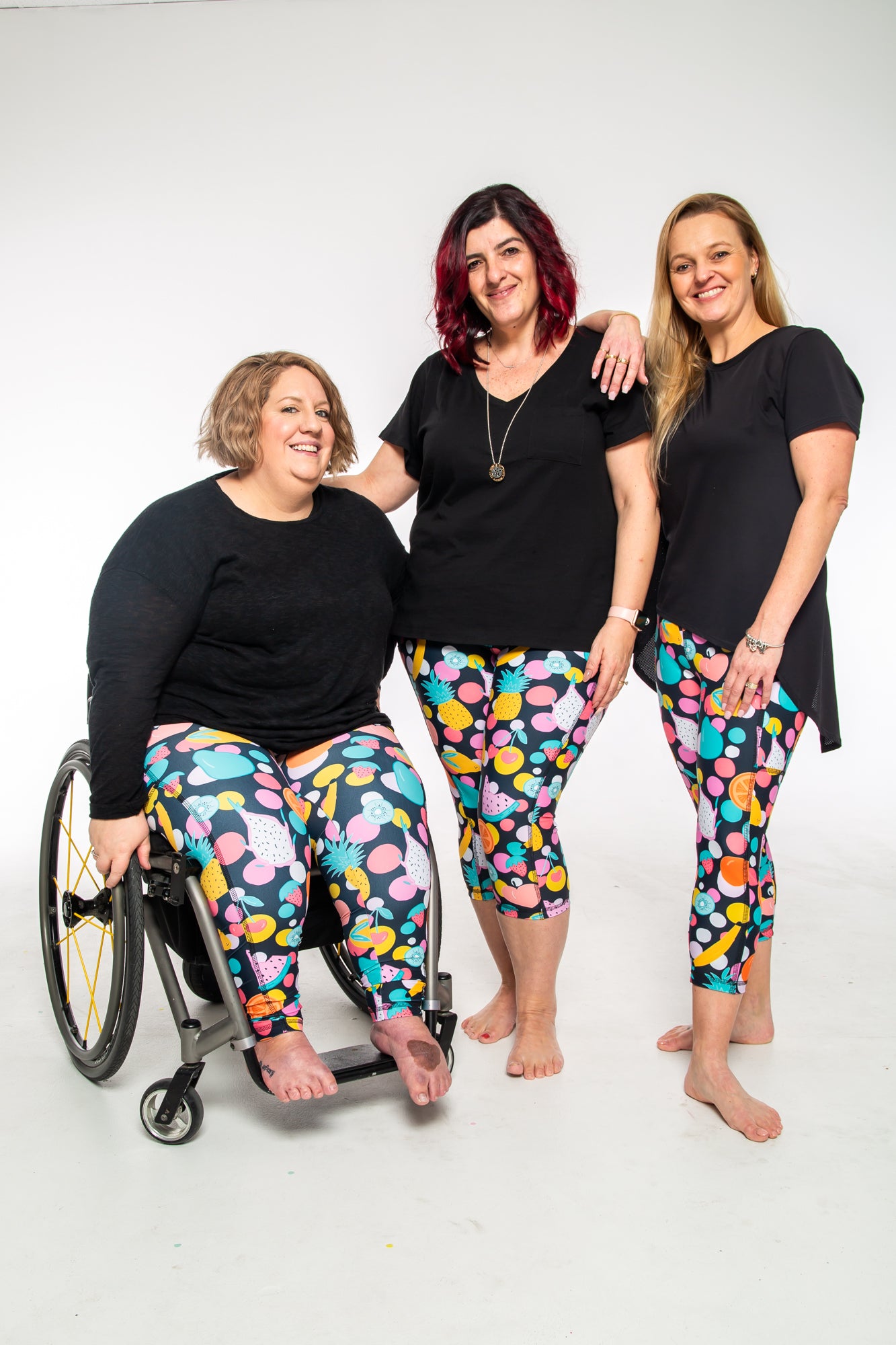 Fruity Booty Leggings Black Background