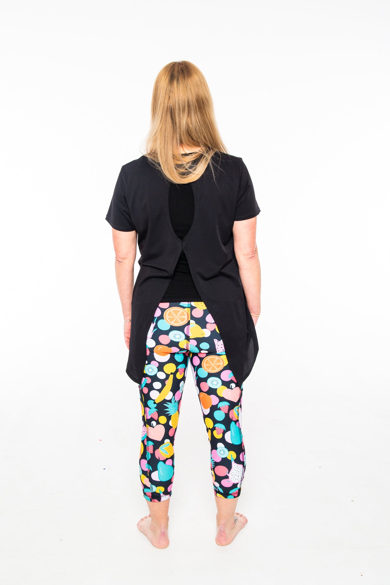 Fruity Booty Leggings Black Background