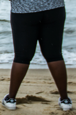 Black Capri (3/4 length) Leggings