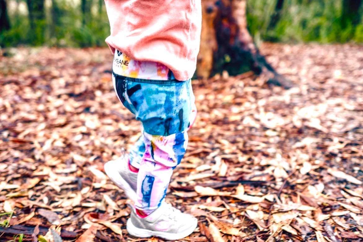 Kick Fear in the Butt kids leggings