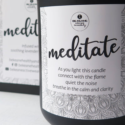 Meditate Candle
