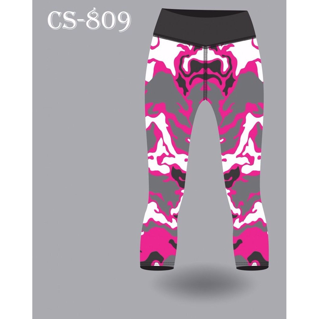 Pink and Grey Leggings