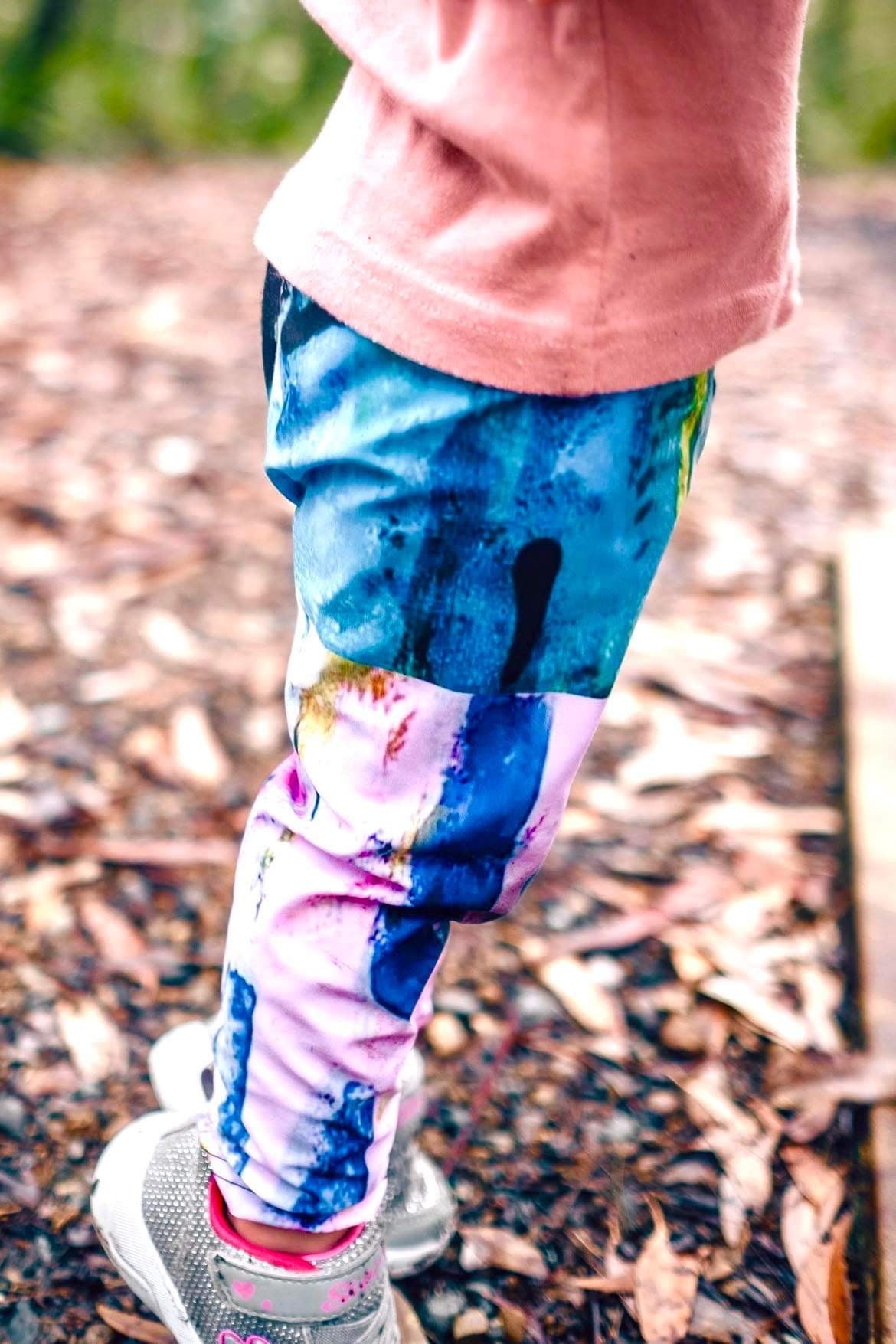 Kick Fear in the Butt kids leggings