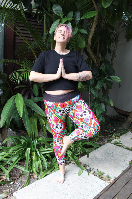 Candy Skulls (Day of the Dead) Leggings